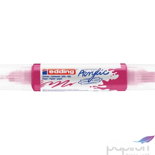 Edding 5400 Akril marker (2-3 Mm/5-10 Mm) Telemagenta 3D DOUBLE LINER
