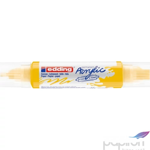 Edding 5400 Akril marker (2-3 Mm/5-10 Mm) Traffic Yellow 3D DOUBLE LINER