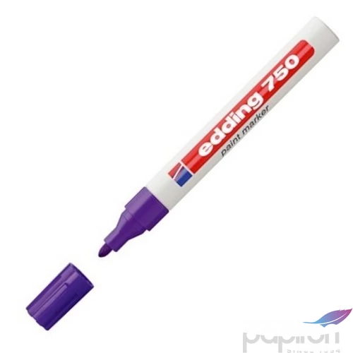 Edding 750 kerek hegyű lila lakkmarker 2-4mm jelölésre Üveg, porcelán, műanyag, fém 
