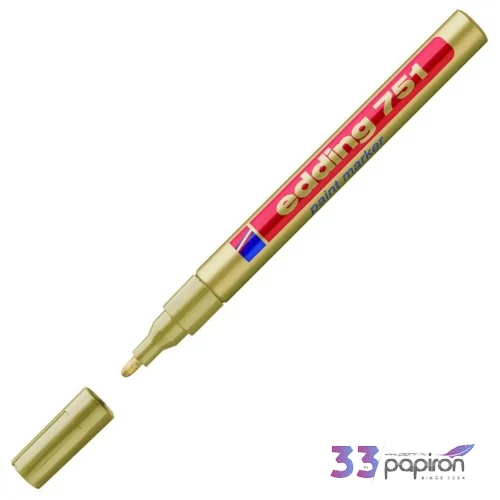 Edding 751 kerek hegyű arany lakkmarker 1-2mm jelölésre filc, marker