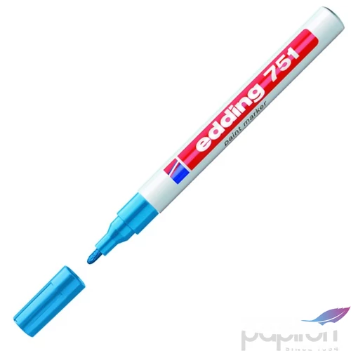 Edding 751 kerek hegyű v.kék lakkmarker 1-2mm jelölésre Üveg, porcelán, műanyag, fém