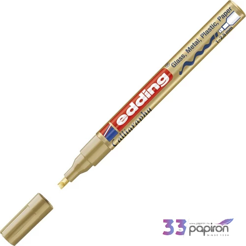 Edding 753 marker Lakkmarker Kalligrafikus Arany