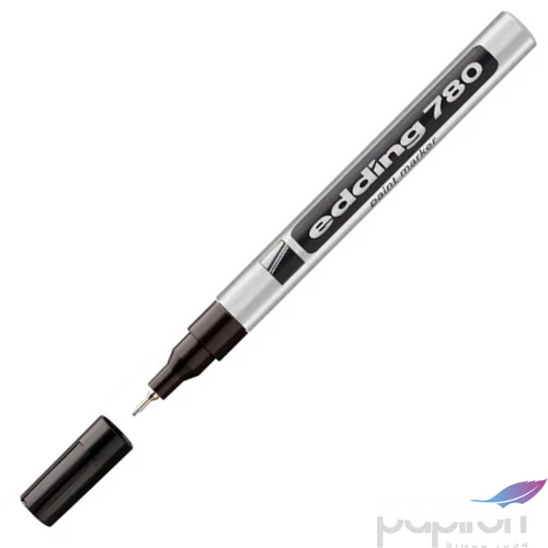 Edding 780 ezüst lakkmarker 0,8mm jelölésre Üveg, porcelán, műanyag, fém