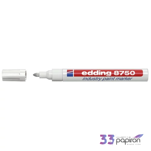 Edding 8750 lakkmarker kerek hegyű ipari lakkmarker fehér