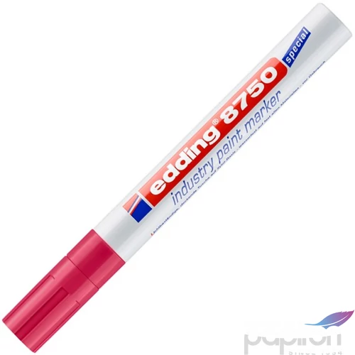Edding 8750 lakkmarker kerek hegyű ipari lakkmarker piros