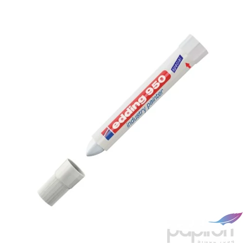 Edding 950 fehér jelölő marker, festékpaszta Főként durva felületek, szennyezett