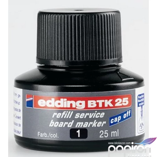 Edding BTK25 táblamarker tinta fekete utántöltő táblafilc, táblamarker