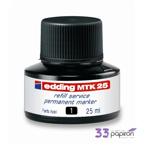 Edding MTK25 fekete tinta alkoholos markerekhez 25ml filc, marker