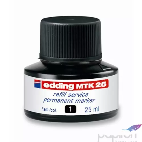 Edding MTK25 fekete tinta alkoholos markerekhez 25ml filc, marker