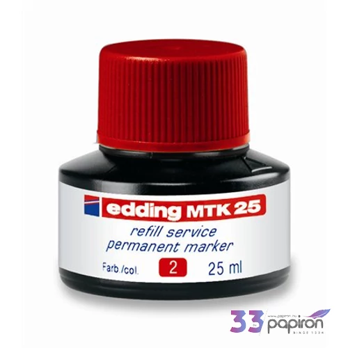 Edding MTK25 piros tinta alkoholos markerekhez 25ml filc, marker