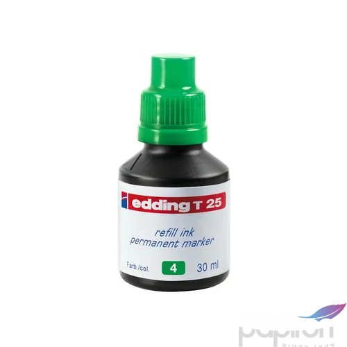 Edding T25 zöld tinta alkoholos markerekhez 30ml filc, marker