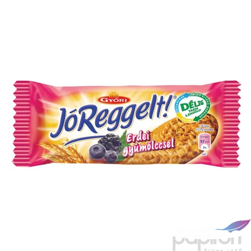 Édes kekszek Győri Jó reggelt keksz, erdei gyümölccsel,50g KHE081