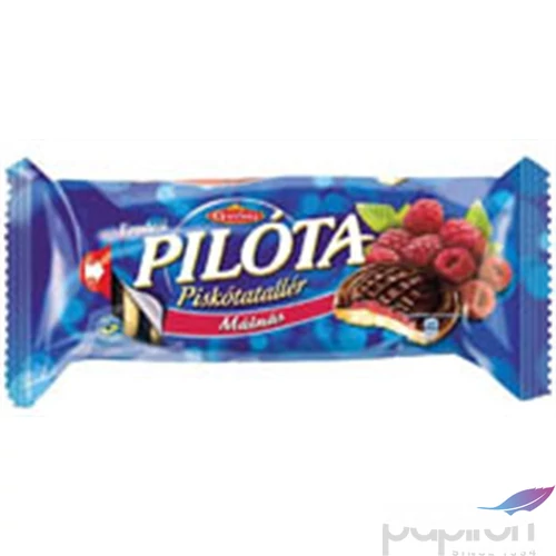 Édes kekszek Győri Pilóta piskótatallér, málna, 147g KHE010