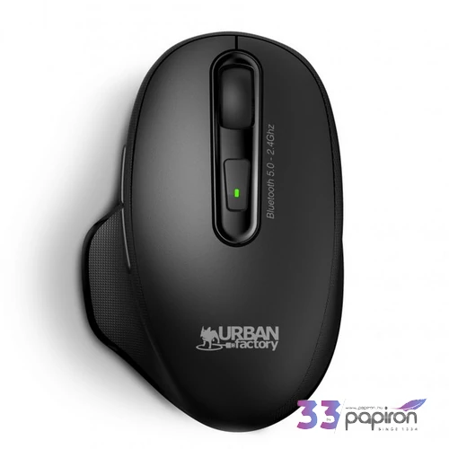 Egér vezeték nélküli optikai tölthető USB+BT URBAN FACTORY Onlee Pro Dual