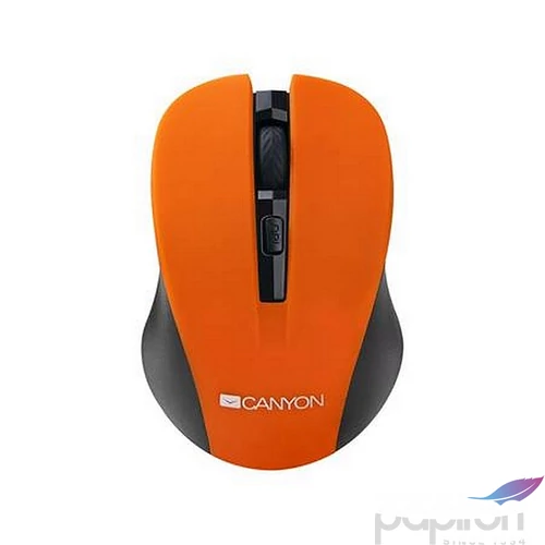 Egér vezeték nélküli optikai USB CANYON MW-1 narancs