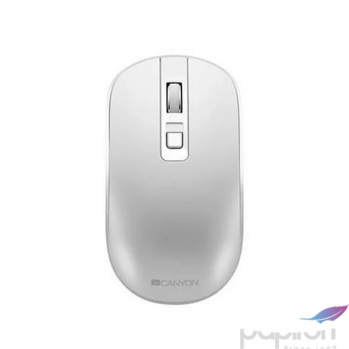 Egér vezeték nélküli optikai USB újratölthető CANYON MW-18 fehér