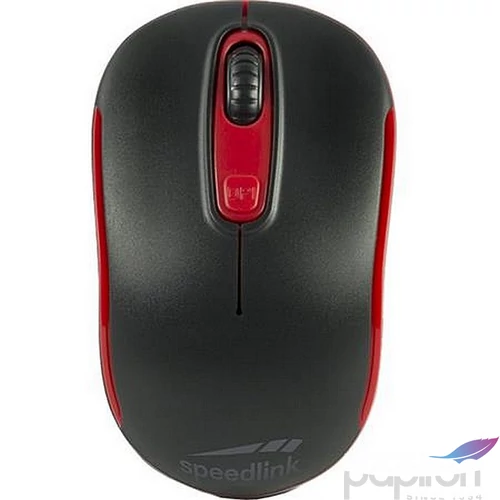 Egér vezeték nélküli optikai USB SPEEDLINK Ceptica fekete és piros