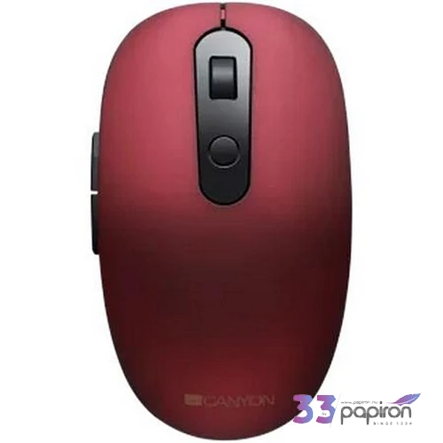 Egér vezeték nélküli optikai USB/Bluetooth CANYON MW-9 piros