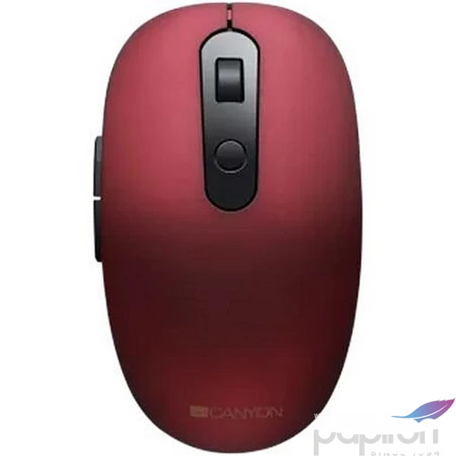 Egér vezeték nélküli optikai USB/Bluetooth CANYON MW-9 piros