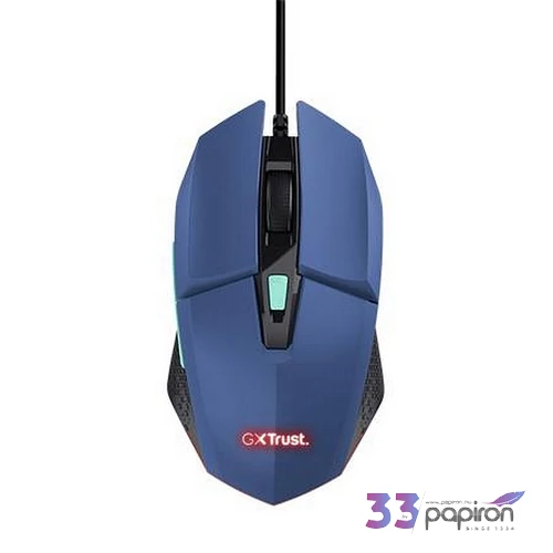 Egér vezetékes optikai gaming LED TRUST GXT109B Felox kék