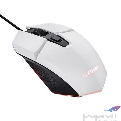 Egér vezetékes optikai gaming LED TRUST GXT109W Felox fehér