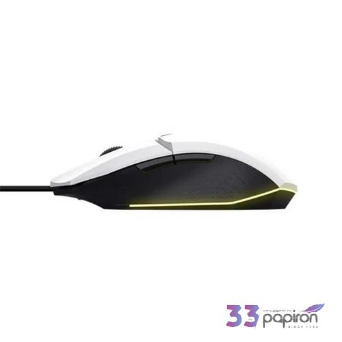 Egér vezetékes optikai gaming LED TRUST GXT109W Felox fehér
