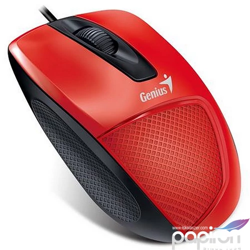 Egér vezetékes optikai normál USB GENIUS DX-150X piros
