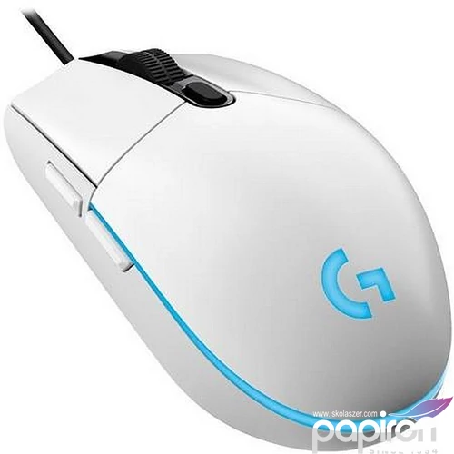 Egér vezetékes optikai USB gaming LOGITECH G102 Prodigy fehér