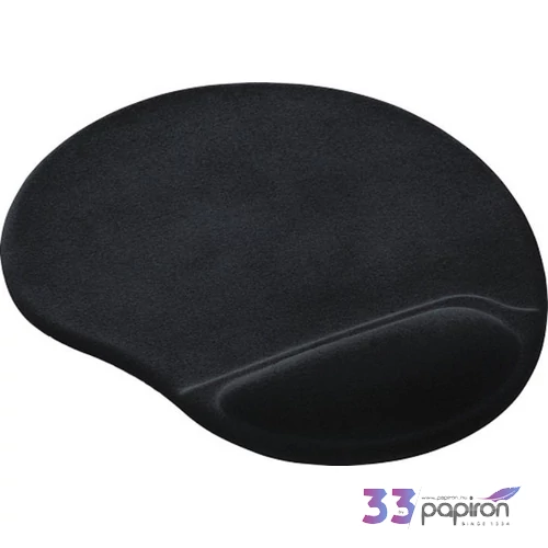 Egérpad zselés Office Art Ergonómikus egérpad, fekete -080 kb.25x21cm-es