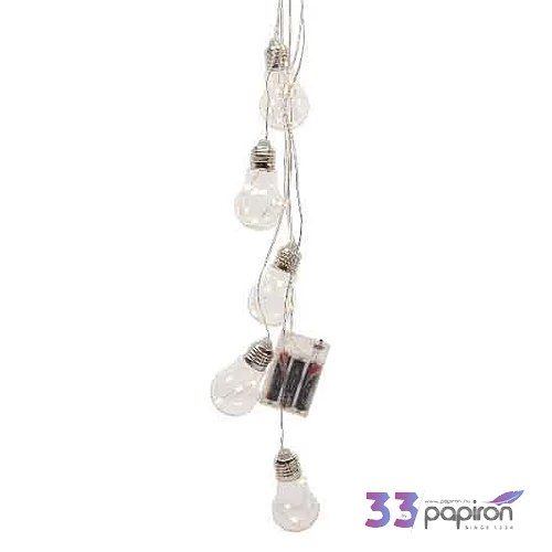 Égősor fényfűzér 15 led körte 70cm karácsony Égősor 483064