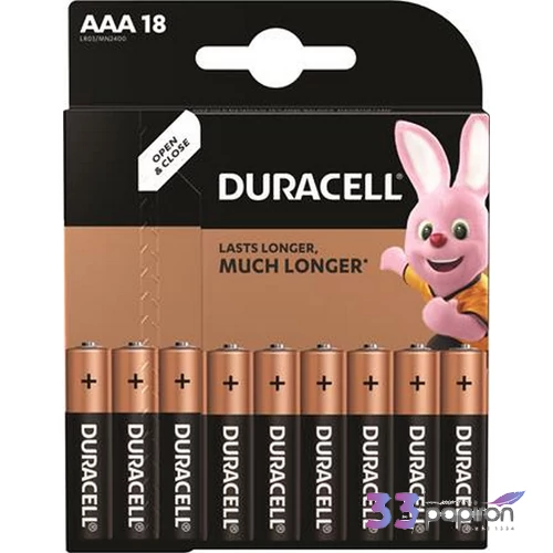 Elem Duracell Basic AAA 18db-os DURACELL 