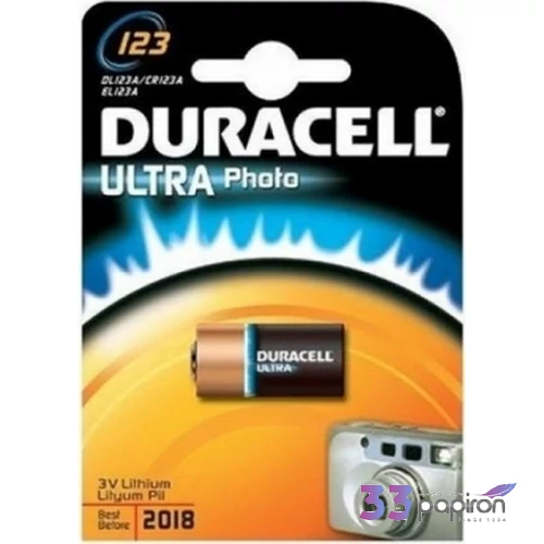 Elem Duracell CR123