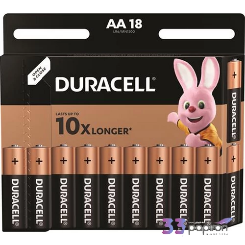 Elem Duracell Basic AA 18db-os DURACELL 