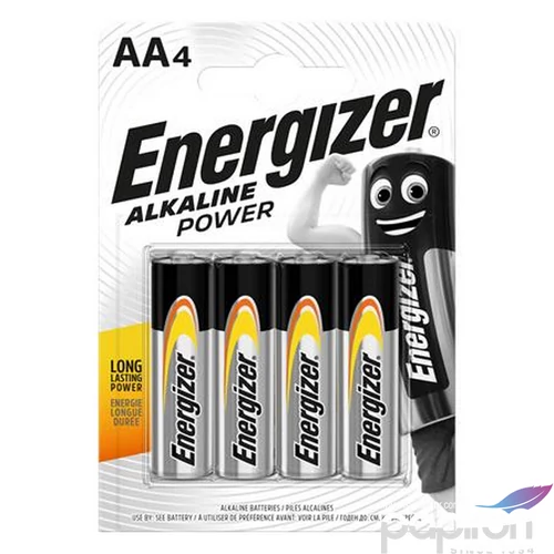 Elem Energizer AA ceruza AA ceruza, 4 db/bliszter Alkaline Power
