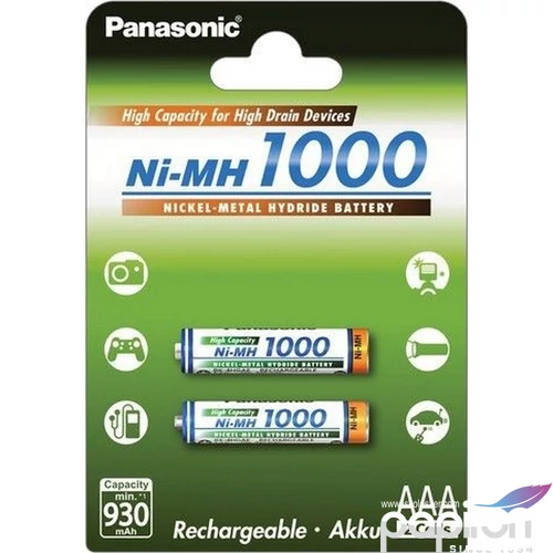 Elem Panasonic AAA AKKU 2db/bliszt