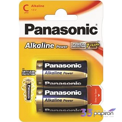Elem Panasonic Alkaline power C baby 2 db PEBC1