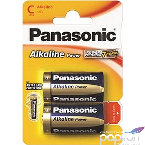 Elem Panasonic Alkaline power C baby 2 db PEBC1