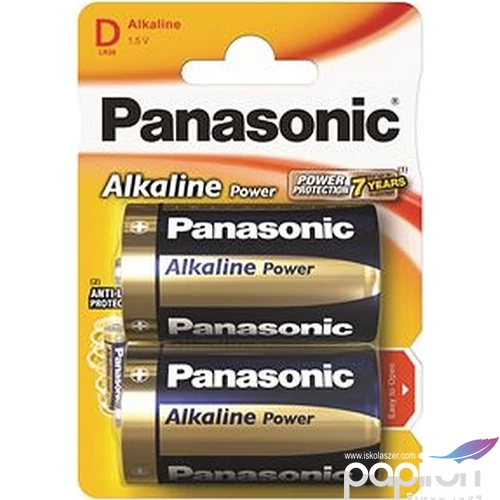 Elem Panasonic Alkaline power D góliát 2 db PEBD1