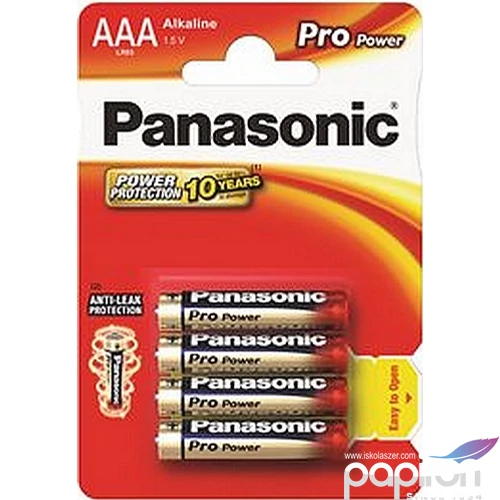 Elem Panasonic mikro Pro power AAA 4db PEGAAA4
