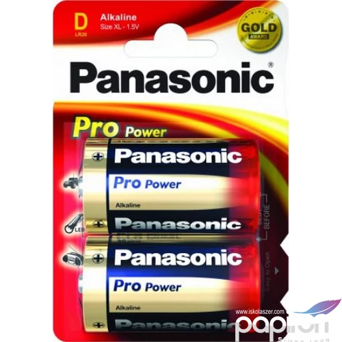 Elem Panasonic Pro Power LR20 D góliát elem 2db/bliszter