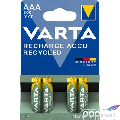 Elem Varta AAA mikro, újrahasznosított, 4x800 mAh VAKU76