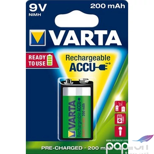 Elem Varta tölthető 9V előtöltött Power Accu VAKU10
