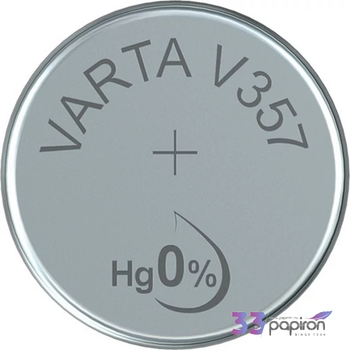 Elem Varta V357/SR44 ezüst-oxid gombelem VARTA V357
