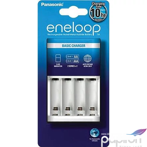 Elemtöltő Panasonic Eneloop AA ceruza/AAA mikro 2/4 időzítő ELTL02