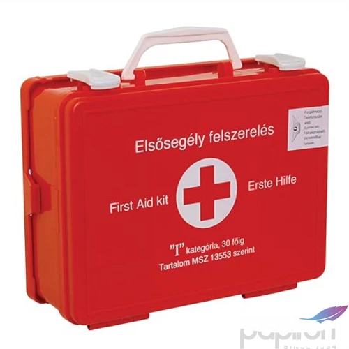 Elsősegélyláda I.típusú 30 főig Minden munkahelyen kötelező !