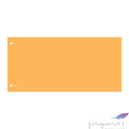 Elválasztócsík karton Victoria 235x105mm citromsárga 50ív/csom Iratrendezés Victoria