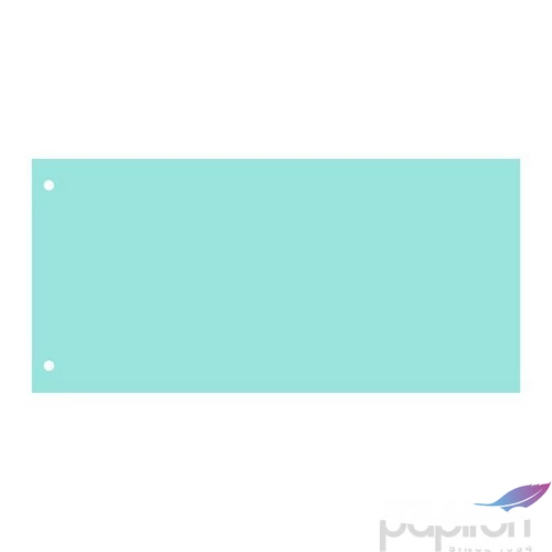 Elválasztócsík karton Victoria 235x105mm kék 50ív/csom Iratrendezés Victoria
