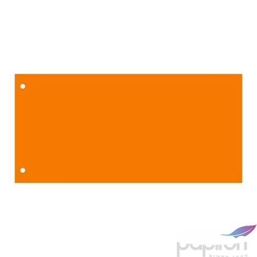 Elválasztócsík karton Victoria 235x105mm narancssárga 50ív/csom Iratrendezés Victoria
