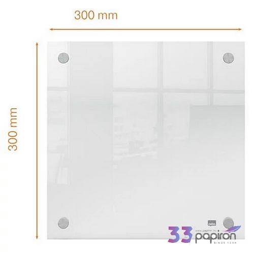 Emlékeztetőtábla akri fali 30x30cm NOBO Home átlátszó