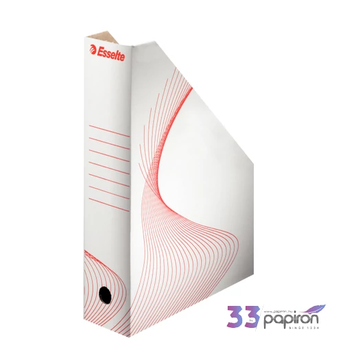 Iratpapucs Esselte Karton 80mm fehér Esselte 25db rendelési egység ár 1db-ra